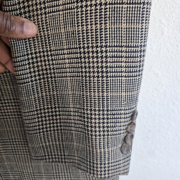 Ralph Ralph Lauren Blazer Sports Coat Men 40T Silk Wool Pinstripe Exellcent - Picture 7 of 15